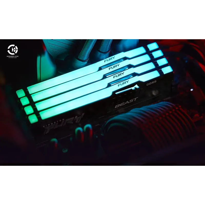 Kingston FURY White RGB 32G(2x – 64Gb Ddr5 6000Mhz Cl30 2X32Gb Desktop recenzja i cena